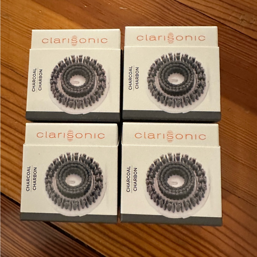 NEW Clarisonic Charcoal Face Brush Replacement Heads